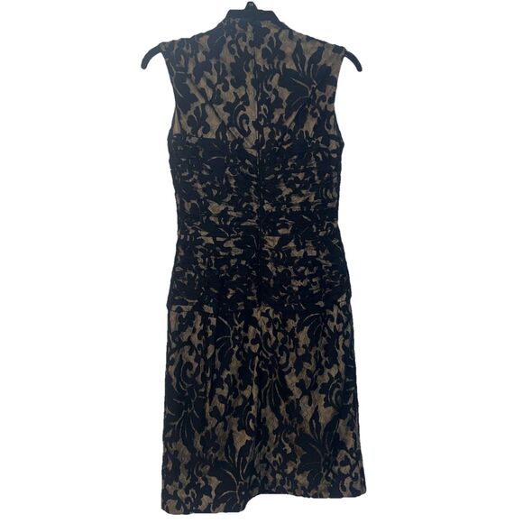 Tadashi Shoji Blue Lace Sheath Dress Women’s 4 – Embroidered Cocktail Dress - Picture 3 of 6